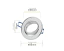 Sweet LED Einbaustrahler GU10 Deckenspot Silber Schwenkbar 230V Bild 1