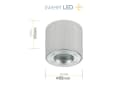 Sweet LED Aufbauleuchte 4er Set Weiß Aluminium IP44 Bild 3