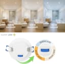 Sweet LED LED Einbaustrahler 10er Set IP44 CCT 230V Weiß Bild 3