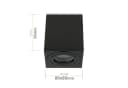 Sweet LED Aufbauleuchte 4er Set GU10 für Bad & Küche IP44 Deckenspots eckig schwarz 230V Bild 1