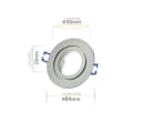Sweet LED Einbaustrahler 6er Set IP44 Feuchtraum chrom-gebürstet GU10 Bild 1