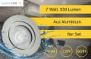 Sweet LED Einbaustrahler 6er Set IP44 Feuchtraum chrom-gebürstet GU10 Bild 4