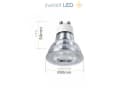 Sweet LED LED Einbaustrahler 6er Set IP44 7W Dimmbar Deckenspots Bad & Küche Schwarz Bild 1