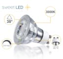 Sweet LED LED Einbaustrahler 6er Set IP44 7W Dimmbar Deckenspots Bad & Küche Schwarz Bild 4