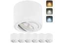Sweet LED LED Aufbaustrahler 6er Set weiß CCT schwenkbar Bild 2