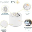 Sweet LED LED Aufbaustrahler 6er Set weiß CCT schwenkbar Bild 4