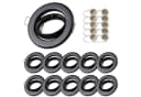 Sweet LED Einbaustrahler 10er Set GU10 Schwarz Schwenkbar Bild 2