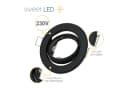 Sweet LED Einbaustrahler 10er Set GU10 Schwarz Schwenkbar Bild 3