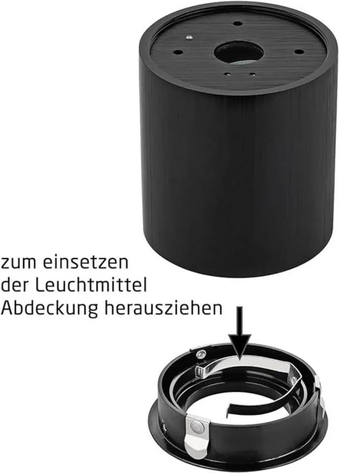 Sweet LED 4er Set Aufbaustrahler GU10 Schwarz Modern - Bild 4
