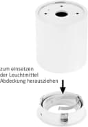 Sweet LED LED Aufbaustrahler 4er Set GU10 Alu Deckenspots 7 W weiß 80x84mm 230 V Bild 4