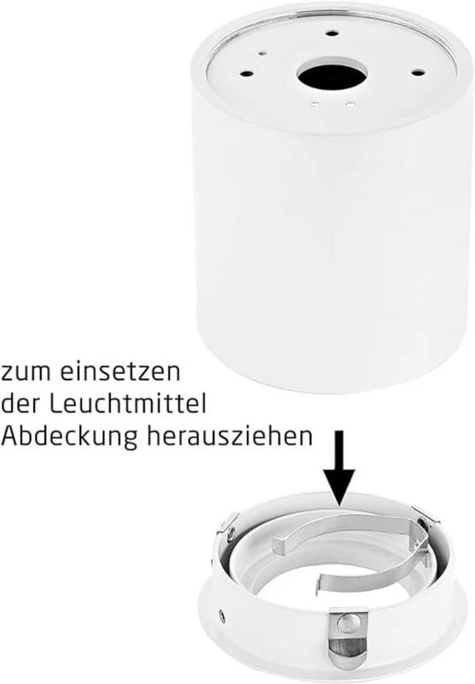 Sweet LED LED Aufbaustrahler 4er Set GU10 Alu Deckenspots 7 W weiß 80x84mm 230 V - Bild 4