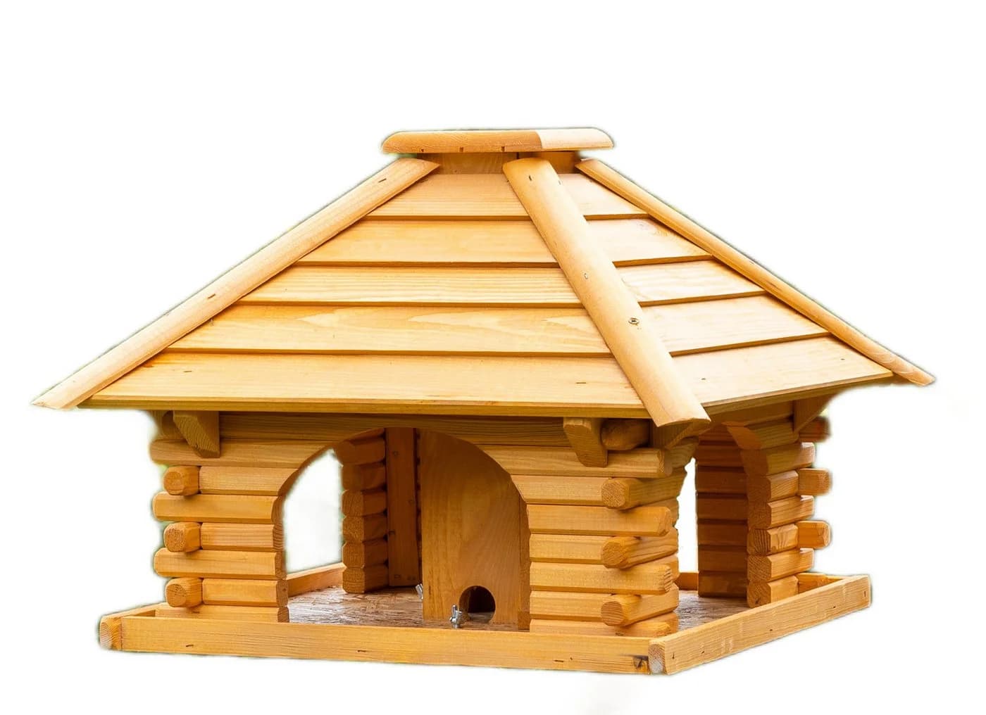 DSH DEKO SHOP HANNUSCH Vogelhaus massiv imprägniert Lamellendach - Bild 2