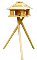 DSH DEKO SHOP HANNUSCH Vogelhaus mit Ständer Massiv Holz Bild 2