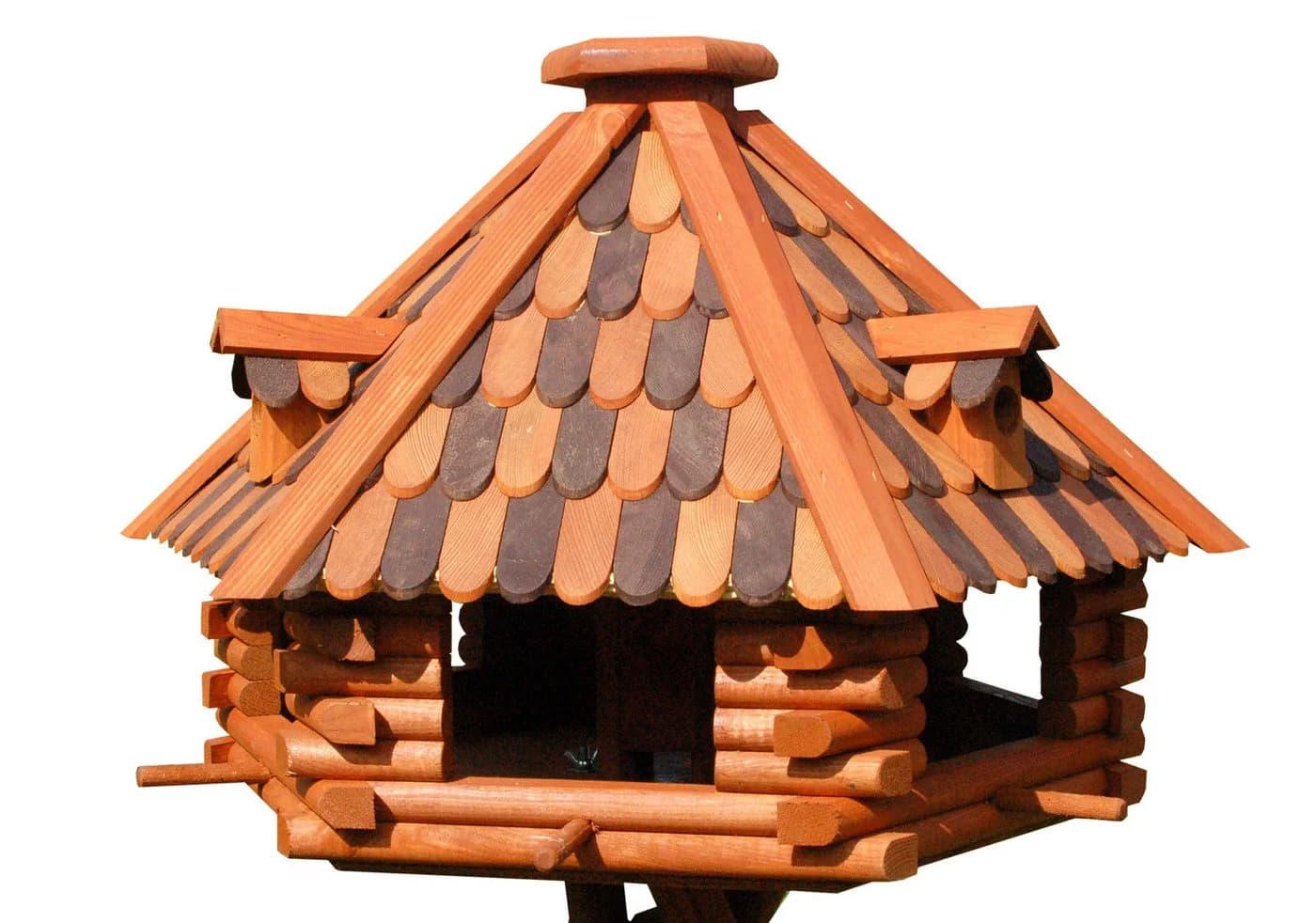 DSH DEKO SHOP HANNUSCH Vogelhaus XXL aus Holz mit Dachgauben - Bild 2