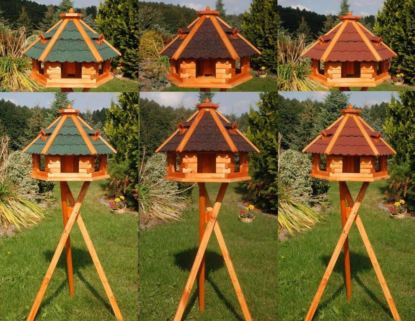 DSH DEKO SHOP HANNUSCH Vogelhaus XXL mit Ständer