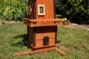 DSH DEKO SHOP HANNUSCH Gartenfigur XL Windmühle Weiß Holz Solar Bild 1