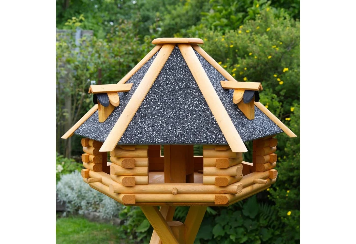 DSH DEKO SHOP HANNUSCH Vogelhaus V13 XXL Stein Solar - Bild 2