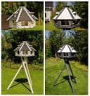DSH DEKO SHOP HANNUSCH Vogelhaus V13 XXL Stein weiß/grau Bild 2
