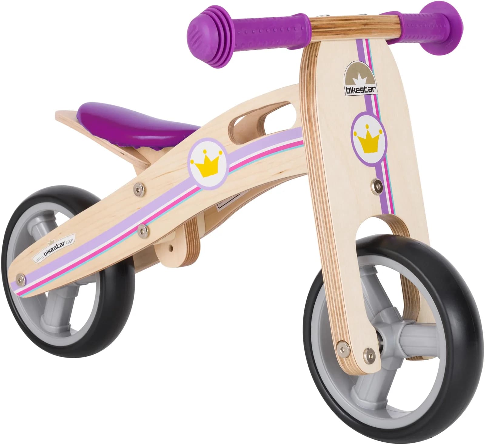 BIKESTAR 2-in-1 Laufrad Lila Kinder