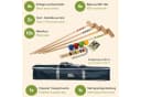 GICO Krocket Set Adult 4 Spieler Massivholz Schläger 100cm Bild 1