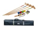 GICO Krocket Set Adult 4 Spieler Massivholz Schläger 100cm Bild 2