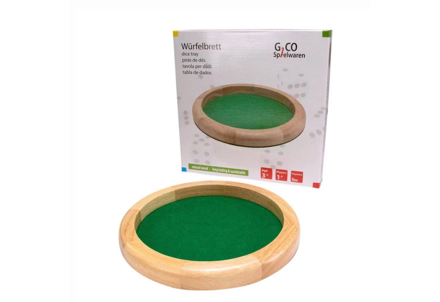 GICO Würfelteller Holz 29 cm - Bild 2