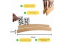 GICO Spielkartenhalter aus Holz 33 cm 2er Set Bild 1