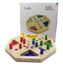 GICO LUDO Gesellschaftsspiel Holz XL Bild 2