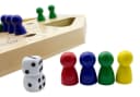 GICO LUDO Gesellschaftsspiel Holz XL Bild 3