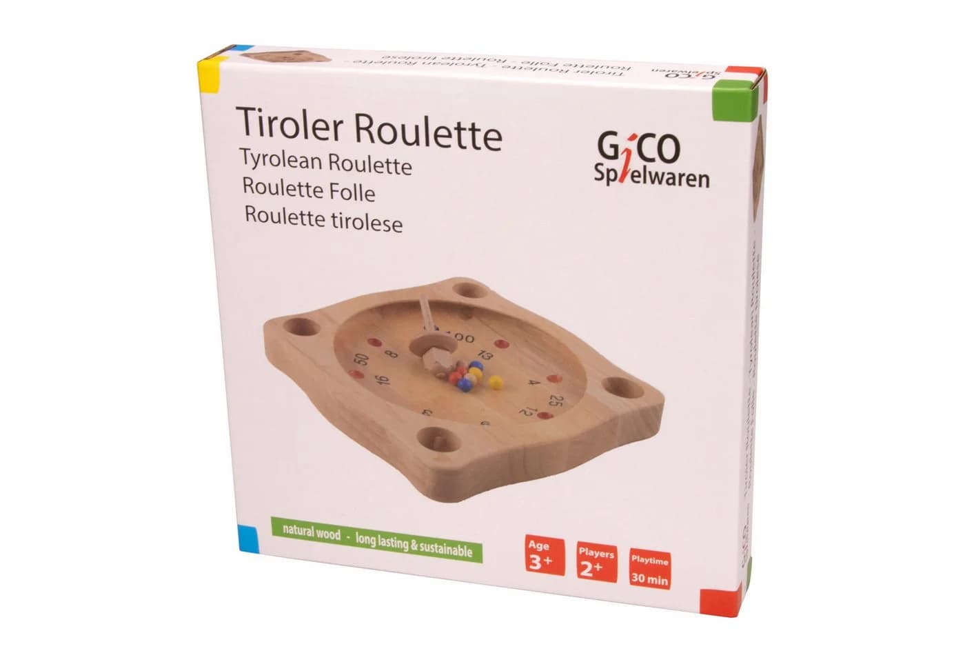 GICO Tiroler Roulette aus Holz, Bauernroulette Spiel - 7958 - Bild 4