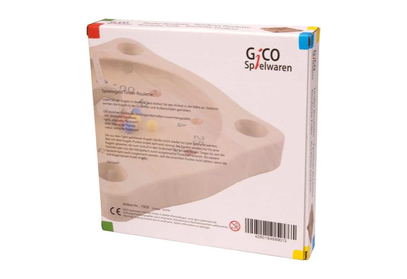 GICO Tiroler Roulette aus Holz, Bauernroulette Spiel - 7958 - Bild 5