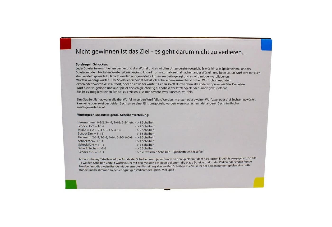 GICO Schocken Spiel Set mit Holzscheiben, Lederbechern und Würfeln - Bild 3