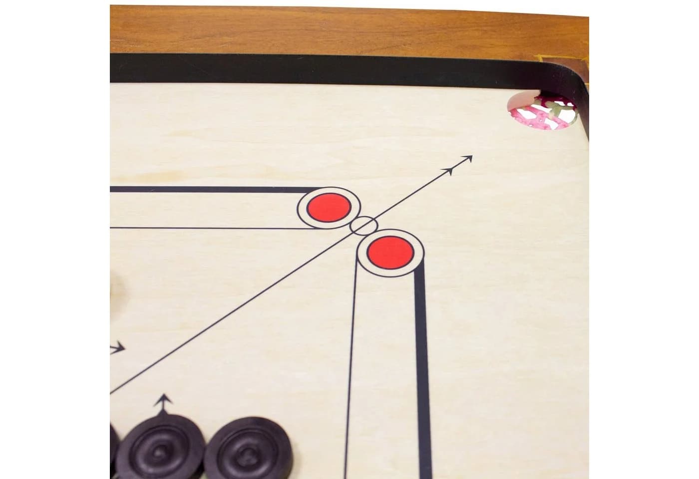 GICO Carrom Board Synco Professional Turnier 74x74 Spielfläche