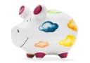Wurm Spardose Sparschwein 'Wolkenkuckucksheim' Keramik bunt Bild 2