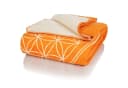 Glart Kuscheldecke Baumwolle Acryl Orange-Beige 150x200 Bild 2