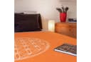 Glart Kuscheldecke Baumwolle Acryl Orange-Beige 150x200 Bild 5