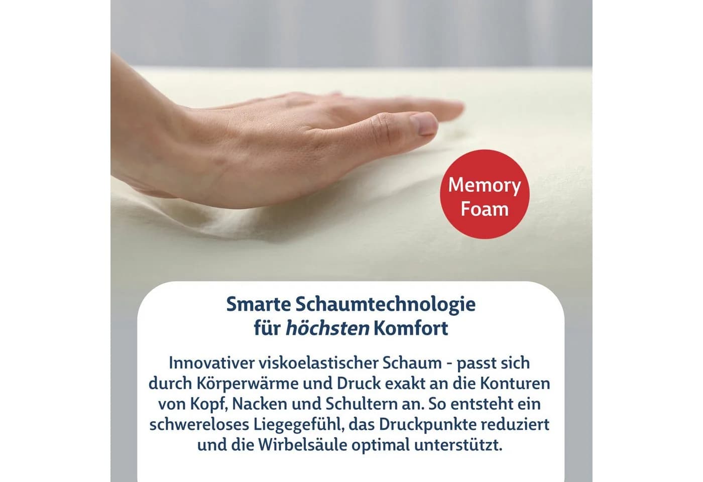 FMP Matratzenmanufaktur Nackenstützkissen Viscoschaum