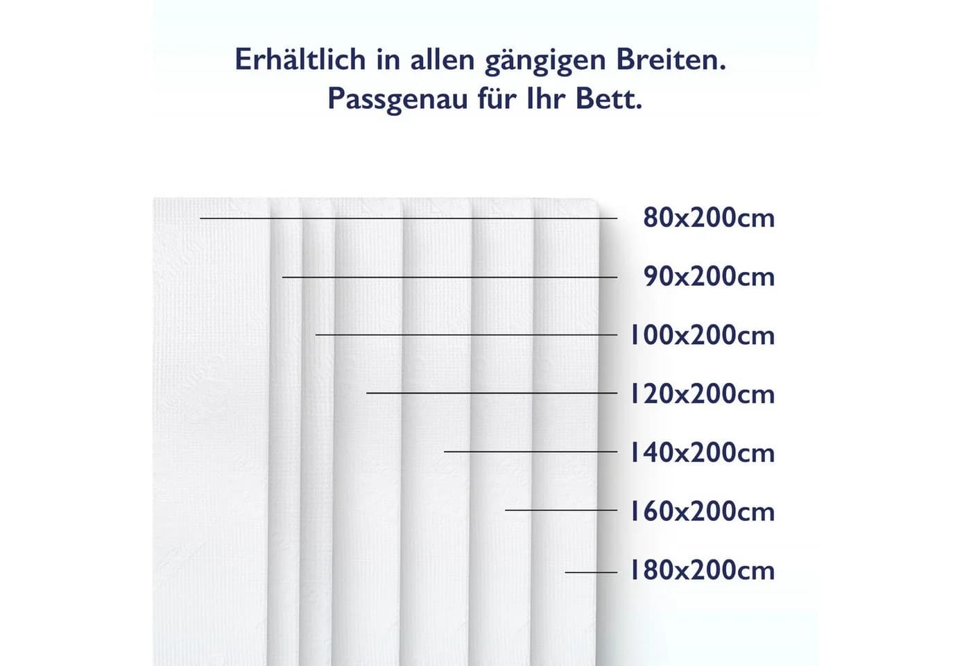 FMP Matratzenmanufaktur Topper 8 cm Viscoschaum Druckentlastung