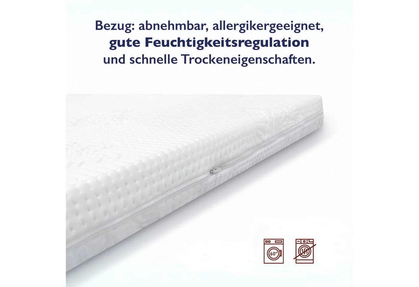 FMP Matratzenmanufaktur Topper 8 cm Viscoschaum Druckentlastung - Bild 3