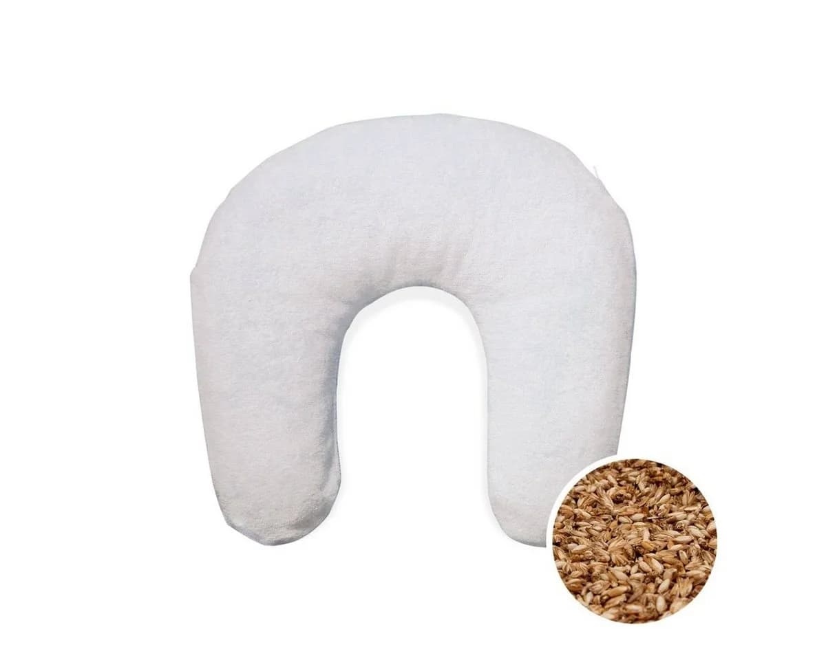 mudis Nackenstützkissen Bio Dinkelspelzen Beige Bio-Baumwolle - Bild 2