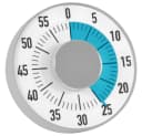 EDUPLAY Lernuhr Zeitzeiger mit Standfuß und Aufhängung, ca. Ø 15 cm Bild 3