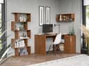 RICOO Eckschreibtisch WM083-ER L-Form Braun Holzspanplatte Bild 1