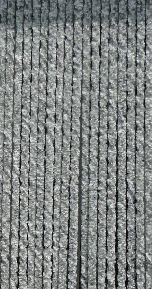 Defactoshop Insektenschutz-Vorhang PVC Grau/Weiß MIX