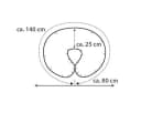 Theraline Stillkissenbezug Grau 100% Baumwolle Bild 1