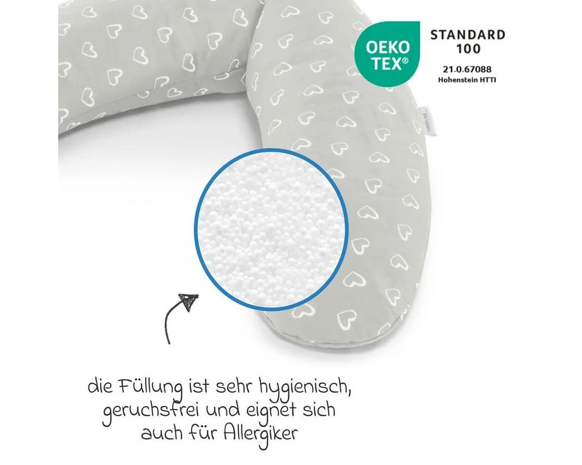 Theraline Stillkissen 180 cm Mikroperlenfüllung