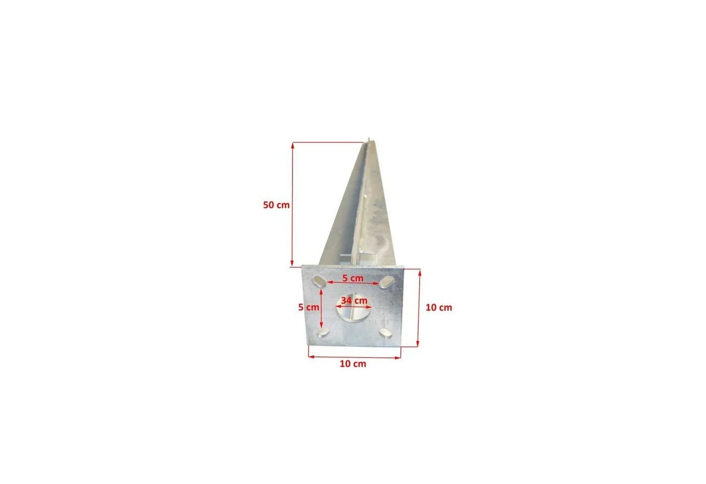 TRUTZHOLM Einschlagbodenhülse für Ø 40 mm, 50 cm Länge, feuerverzinkt