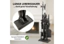 TRUTZHOLM Kamingarnitur Ritter 4-teilig Schaufel, Besen, Schürhaken, Hellebarde Bild 3