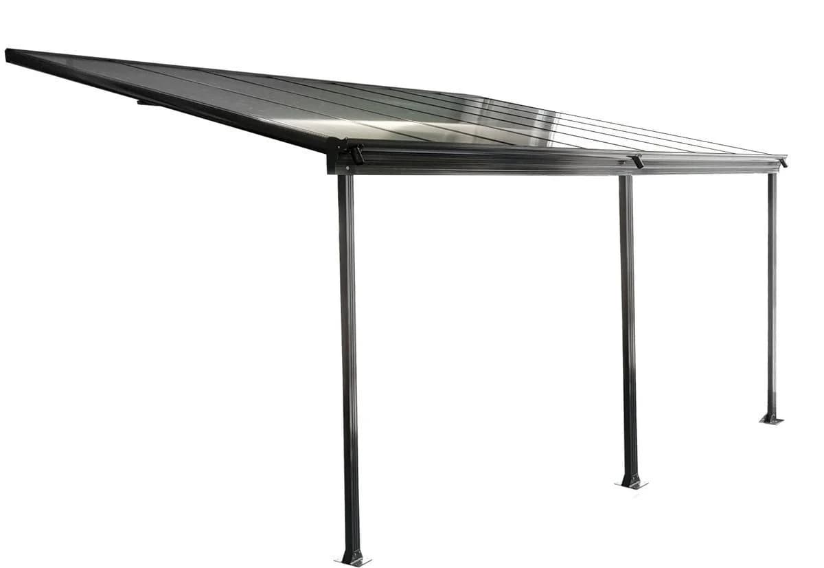 osoltus Terrassenüberdachung Aluminium Grau 435x300 cm - Bild 5