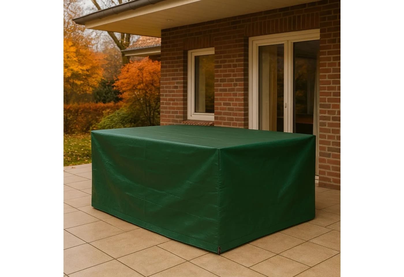 osoltus Gartenmöbel-Schutzhülle Grün PE Gewebe UV-beständig