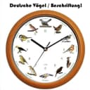 JOKA Wanduhr Vogelstimmen Holzdekor Nachtautomatik Bild 4
